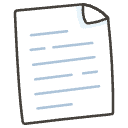Page Facing Up Element from Emojis - Kawaii Set