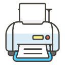 Printer Element from Emojis - Kawaii Set