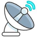 Satellite Antenna Element from Emojis - Kawaii Set