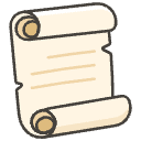 Scroll Element from Emojis - Kawaii Set