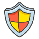 Shield Element from Emojis - Kawaii Set