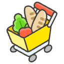 Shopping Cart Element from Emojis - Kawaii Set