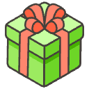 Wrapped Gift A Element from Emojis - Kawaii Set