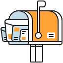 Mailbox Illustration from Porto Duotone Set