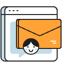 Sending Email Illustration from Porto Duotone Set