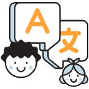 Language Translation Illustration from Porto Duotone Set