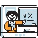 Online Course 1 Illustration from Porto Duotone Set