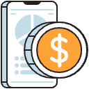 Usd Payment Illustration from Porto Duotone Set