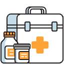 First Aid Kit Box Illustration from Porto Duotone Set