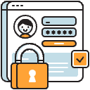 Secure Login 1 Illustration from Porto Duotone Set