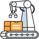 Robot Arm Illustration from Porto Duotone Set