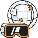 Virtual World Illustration from Porto Duotone Set