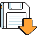 Floppy Disk Illustration from Porto Duotone Set