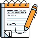 Notepad Illustration from Porto Duotone Set