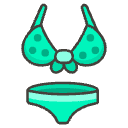 Bikini Element from Emojis - Kawaii Set