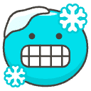 Cold Face Element from Emojis - Kawaii Set