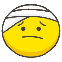 Face With Head Bandage Element from Emojis - Kawaii Set