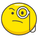 Face With Monocle Element from Emojis - Kawaii Set