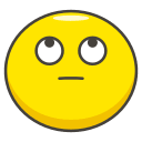 Face With Rolling Eyes Element from Emojis - Kawaii Set