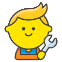 Man Mechanic Element from Emojis - Kawaii Set