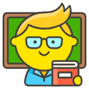Man Teacher Element from Emojis - Kawaii Set