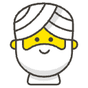 Man Wearing Turban Element from Emojis - Kawaii Set