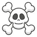 Skull And Crossbones Element from Emojis - Kawaii Set