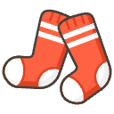 Socks Element from Emojis - Kawaii Set