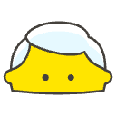 White Hair Element from Emojis - Kawaii Set