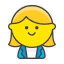 Woman Office Worker Element from Emojis - Kawaii Set
