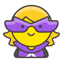 Woman Supervillain Element from Emojis - Kawaii Set