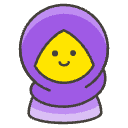 Woman With Headscarf Element from Emojis - Kawaii Set