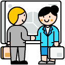 Business Deal Illustration from Porto Set