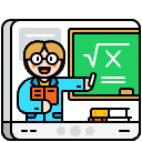 Online Course Illustration from Porto Set