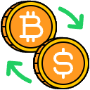 Bitcoin Exchange Illustration from Porto Set