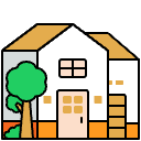 Real Estate House Illustration from Porto Set