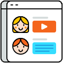 Social Media Illustration from Porto Set