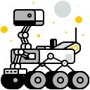 Mars Rover Illustration from Porto Set