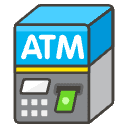 Atm Sign Element from Emojis - Kawaii Set