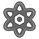 Atom Symbol A Element from Emojis - Kawaii Set