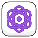 Atom Symbol B Element from Emojis - Kawaii Set