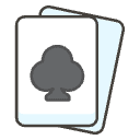 Club Suit B Element from Emojis - Kawaii Set