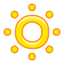 Dim Button Element from Emojis - Kawaii Set