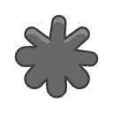 Eight Spoked Asterisk Element from Emojis - Kawaii Set