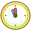 Eleven O Clock Element from Emojis - Kawaii Set