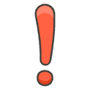 Exclamation Mark Element from Emojis - Kawaii Set