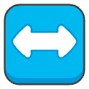 Left Right Arrow Element from Emojis - Kawaii Set