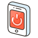 Mobile Phone Off A Element from Emojis - Kawaii Set