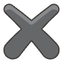 Multiplication Sign Element from Emojis - Kawaii Set