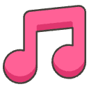 Musical Note A Element from Emojis - Kawaii Set